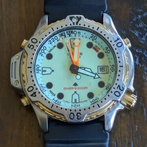 Rare Vintage Citizen Promaster Aqualand Scuba Diving Watch 5863-F80057